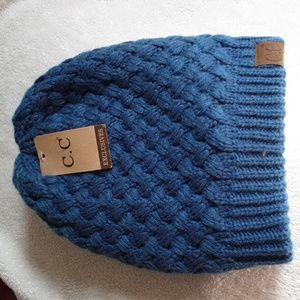 C.C BLUE BEANIE